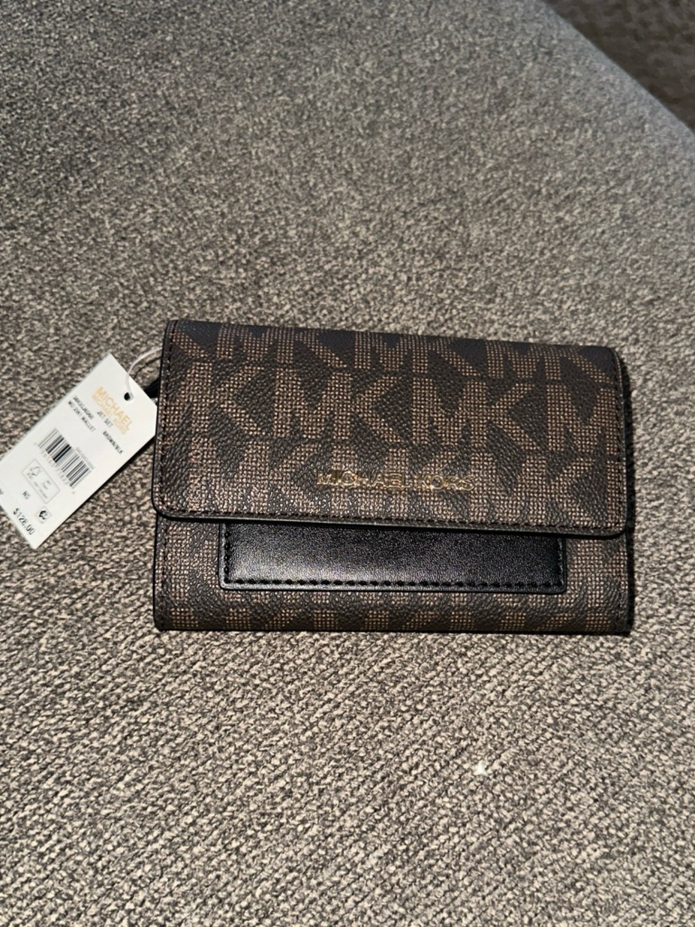 Michael Kors ❤️ Wallet Jet Set 2 in 1/MSRP $128 Brown & Black Color~ NWT